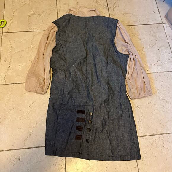 Disney Store Captain Jack Sparrow Pirate Caribbean Costume Boys L 10-12 Cosplay - Picture 4 of 11